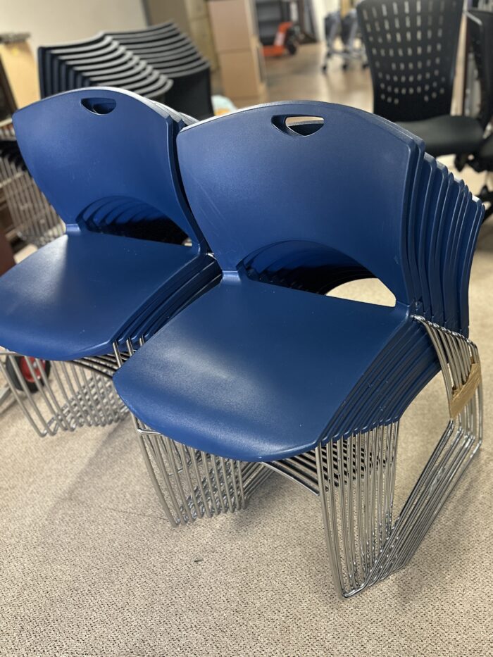 Used Stacking Chairs - Image 2