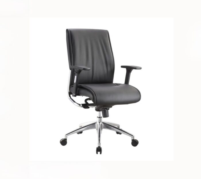 New Leather Mid-Back Office Chair