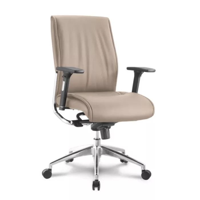 Leather Mid-Back Office Chair - Image 2