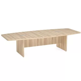 Expandable Boat Shaped Conference Table with Slab Base 10'- 30' - Image 3